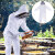 易美丽诺 LCF0658 白色分体衣服透气蜂服圆帽连体养蜂防护服 白色 L