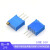 TaoTimeClub 3296W电位器精密可调电阻多圈式微调100-205 10欧-2M 3296W电位器 10欧 100（2个）