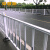 安凯路 公路道路护栏隔离栏市政马路人车分流栏杆 交通设施车道安全防撞围栏定做 [常规]安装高1.5米【3米长护栏+1根立柱】