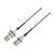 铂威达 射频连接器【TNC母大六角转IPEX1代 长度0.5米】IPEX转TNC连接线公头母头5件价格