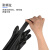 科研手套实验操作箱厌氧箱手套丁基橡胶长臂手套替霍8B1532 600*160*1.4 黑色天然乳胶 均码
