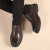 慕卡若（MUKARUO）品牌皮鞋男2023新款英伦商务正装鞋子男款通勤休闲牛皮鞋时尚婚鞋 棕色【礼盒装】 42 皮鞋码