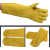 久聚和焊兽牛皮电焊手套焊工手套耐磨工业防烫耐高温度焊接手套 手套加套袖一副 XL