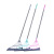 工孚 扫把 卫生间刮水器 魔术扫把 扫头发神器 粉色拼接杆-31cm头 单位：把