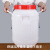 水杉20L半透明白圆桶加厚20升大口桶塑料桶化工桶实验室废液圆桶水桶堆码桶