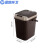 蓝鲸环卫【棕色10升+配件】塑料茶渣过滤垃圾桶LJHW-9313
