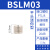 亚德客通用型消声器 BSL-01/BSL-02/BSL-03/BSL-04消音器 平头BSLM-03