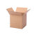 正方形纸箱子半高扁平快递打包箱特硬包装盒小矮扁纸盒子 三层15*15*15cm64个
