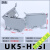 保险端子UK5-HESI导轨式保险接线端子排UK5RD熔断器底座4MM平方 UK5-HESI黑色带24V绿灯50只