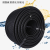 鑫和通 PE阻燃尼龙波纹管闭口电缆保护黑色软管 加厚AD34.5（内径29×外径34.5mm）50米