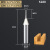 公制TCT双刃直刀木工铣刀开槽刀具修边机刀头雕刻机锣刀1/2柄 1/2*3.5mm*15mm