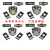 标志四件套全套挂臂标志保安魔术贴配件标志保安保安肩章胸徽胸号 定制