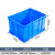塑料周转箱加大长方形塑料筐子加厚带盖卡板箱五金配件收纳储物盒 670-370箱 无盖子