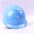 XMSJ中国南方电网安全帽安达合ABS电力施工帽工地防砸帽变电透气定制 实环蓝色光面无字 浅蓝光面