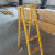 电工维修专用玻璃钢梯子绝缘梯人字梯1,2,米合梯全绝缘施工合梯 0.5米人字梯