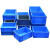 EU周转箱长方形底盘蓝色加厚车载储存物流箱零件收纳配件盒 盖子4611.4616.4622.4628灰色