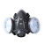 防尘口罩防工业粉尘硅胶电焊打磨煤矿化工面具KN95面罩 五个口罩（各赠两片滤棉）