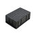 张氏艺佳 防静电可配盖子零件盒周转箱物料配件箱塑料箱 黑色5号箱477*355*173mm