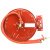 消防卷盘软管 20米25米 19mm自救水管水带转盘消火栓箱水带卷盘 30米红色卷盘配挂架