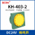 KH4032P80四正方形电子报警蜂鸣器喇叭AC220v DC24v嗡鸣声 DC24V蜂鸣声KH4032黄绿色