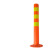 腾驰 EVA警示柱 反光弹力柱 马路停车位耐压防撞路桩 75cm红黄款