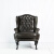居威尼广东佛山家具沙发品牌老虎椅 美式皮艺沙发新古典休闲沙发椅 图片色 单人