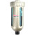 气动空压机过滤器气动自动排水器AD402-04储气罐末端排水阀 蓝色