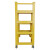PYKR 绝缘梯凳 三层梯凳带轮凳可移动绝缘凳子 工程专用凳子 三层台面高1m