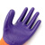 瑞珂韦尔（Rockwell）NL2006 丁腈半浸胶劳保手套13针编织耐油耐磨透气安全手套工作防护手套紫色8寸 36双装