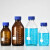 奔囍 玻璃蓝盖试剂瓶 玻璃刻度样品瓶 颜色备注 透明100ml