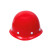 朗莱斯特 安全帽 玻璃钢/ABS 工地建筑 防砸抗冲击 圆形红色 烤漆ABS