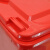 兰诗（LAUTEE）YY-100A 新国标款大号分类环卫垃圾桶  户外商用带盖垃圾桶 100L红色-有害垃圾