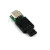 工厂测试专用type-c公转母接头USB3.1尼龙塑料软插头24pin全连接 深灰色-单个售价