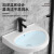 蓓尔蓝 XS007 立柱式洗手盆 小户型卫生间阳台落地式一体陶瓷盆连体盆 18寸