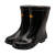 双安 30KV绝缘靴 中筒电工防护雨靴 雨鞋耐磨防滑劳保橡胶鞋 黑色 BX301 45码