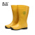 莱尔 R-11-19  耐酸碱防滑耐磨安全靴雨靴防护靴 黄色 43码 一双