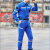 R56新款秋季速干长袖应急救援服套装抗震救灾道路抢险反光作训服 藏蓝色上衣+裤子 S