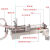 定制适用厂价直销 液体卧式气动灌装机 自动灌装机 精准定量灌装 100-1000ml