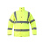 博迪嘉 CN032新款雨衣套装 反光透气雨衣防寒服工作服 荧光黄色 L码1套