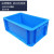 EU周转箱长方形底盘蓝色加厚车载储存物流箱零件收纳配件盒 TP-332箱-335*335*195mm灰色