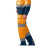 代尔塔 荧光工作服404013 高可视裤子 环卫交通反光工装 荧光橙 L 1条
