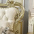梦美斯宣 欧式床实木真皮大床法式雕花香槟金卧室家具婚床中大户型奢华1.8米大床 A08 1.5m香槟金镀金床
