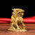 铜一家 麒麟摆件 铜麒麟摆件黄铜  火麒麟客厅装饰品乔迁礼物 6寸麒麟（一对）高12.5cm
