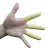 加厚防滑乳胶手指套米黄色无尘一次性点钞橡胶劳保美容美甲手指 白色(机卷) 340g/约470个