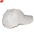 谋福 工作太阳帽 棒球帽 鸭舌帽 户外遮阳帽子 便携式搭扣 可调节 米白-白帽檐