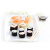 阿一波 寿司海苔紫菜包饭 寿司卷食材寿司料理家用海味即食烤海苔大片 50张+竹帘