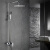 科固（KEGOO）K04003 全铜淋浴花洒套装 浴室增压淋浴喷头 方形淋浴器