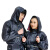 林盾（LINDUN）建筑工地防水雨衣套装骑车施工雨披大褂 牛筋布单层套装XXL