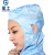 星工（XINGGONG）防静电服 连体带帽无尘洁净服防尘用喷漆防护工作服 蓝色S码