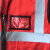 林盾（LINDUN）反光背心施工工地反光马甲骑车反光衣可清洗工程反光服安全防护服夜间反光 红布PVC口袋 均码